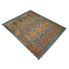 Handmade Multi Kilim Geometric 5x8 ft