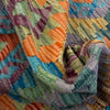 Handmade Multi Kilim Geometric 5x8 ft