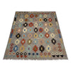 Handmade Multi Kilim Geometric 5x8 ft