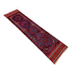 Mashwani Runner Rug Handmade Deep Red Geometric 8' Runner