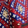 Mashwani Area Rug Runner Handmade Deep Red Geometric 8'