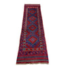 Mashwani Runner Rug Handmade Deep Red Geometric 8' Runner