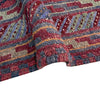 Mashwani Runner Rug Handmade Multi Geometric 4x4 ft