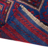 Mashwani Runner Handmade Deep Red Geometric 8' Runner