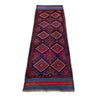 Mashwani Runner Handmade Red Geometric 8' Runner