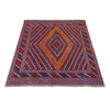 Mashwani Runner Rug Handmade Multi Geometric 4x4 ft