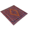 Mashwani Runner Rug Handmade Multi Geometric 4x4 ft