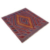 Mashwani Runner Rug Handmade Multi Geometric 4x4 ft