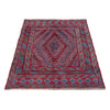 Mashwani Runner Rug Handmade Multi Geometric 4x4 ft