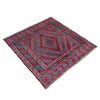 Mashwani Runner Rug Handmade Multi Geometric 4x4 ft