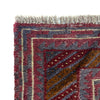 Mashwani Runner Rug Handmade Multi Geometric 4x4 ft