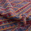 Mashwani Runner Rug Handmade Multi Geometric 4x4 ft