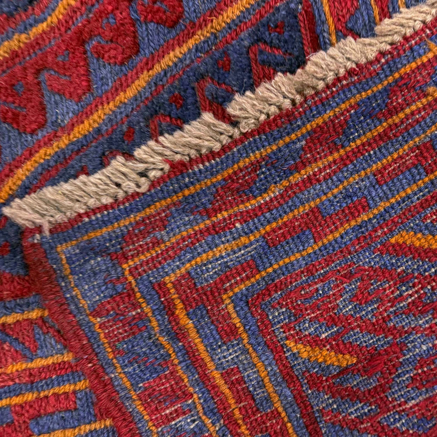 Mashwani Runner Rug Handmade Multi Geometric 5x6 ft