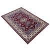 Kazak Rug Handmade Red Medallion 4x6 ft