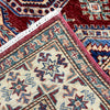 Kazak Rug Handmade Red Medallion 4x6 ft