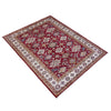 Kazak Rug Handmade Red Medallion 7x10 ft