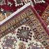 Kazak Rug Handmade Red Medallion 7x10 ft