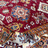 Kazak Rug Handmade Red Medallion 7x10 ft