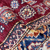 Kazak Rug Handmade Red Medallion 7x10 ft