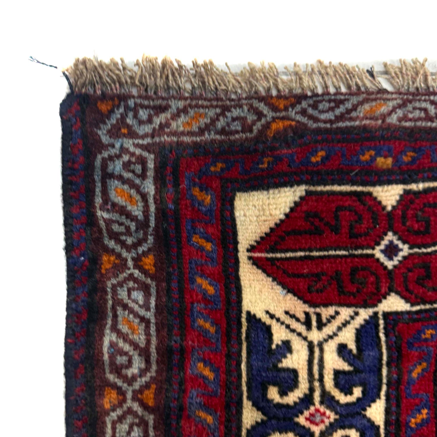 Baluchi Rug Handmade Multi Geometric 3x5 ft