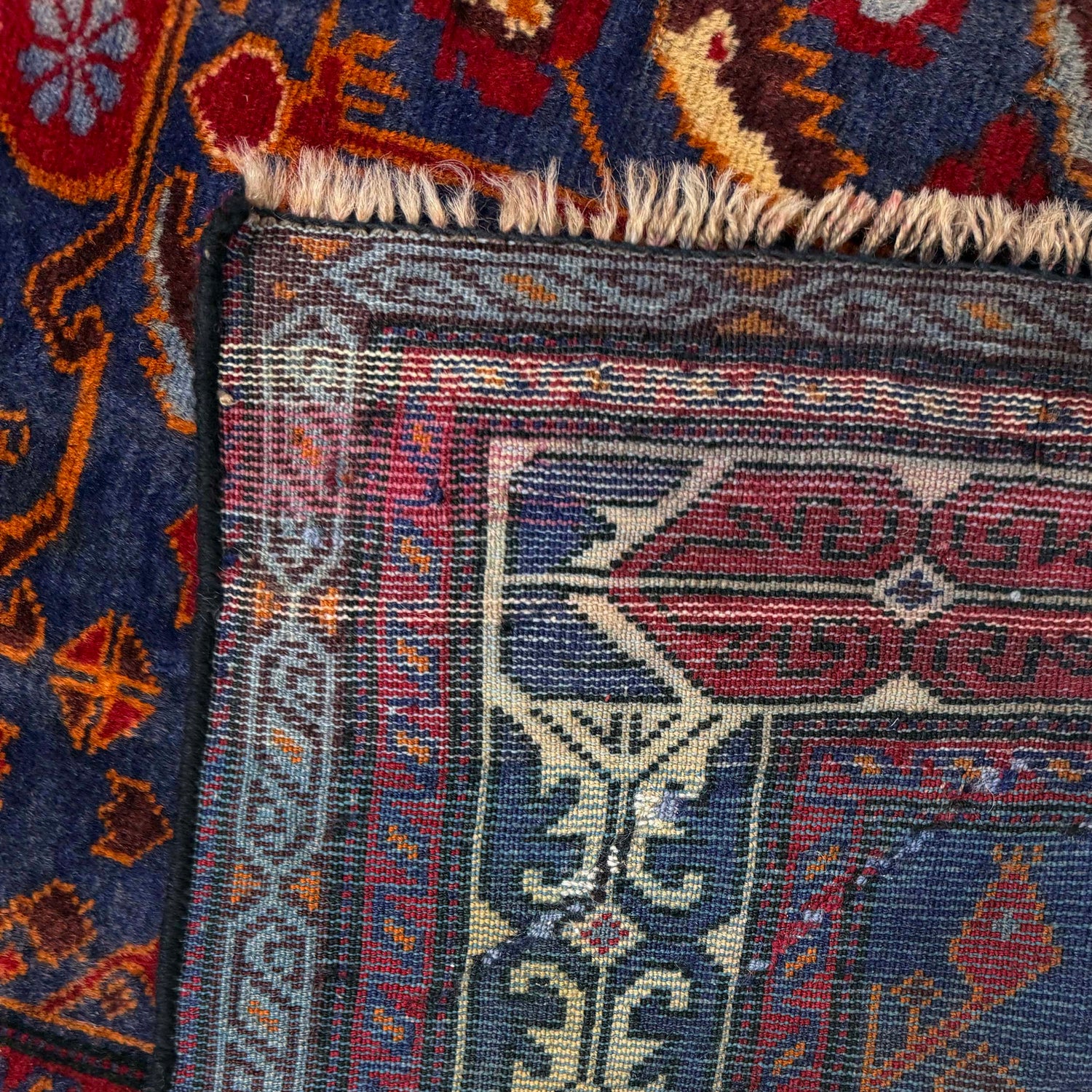 Baluchi Rug Handmade Multi Geometric 3x5 ft