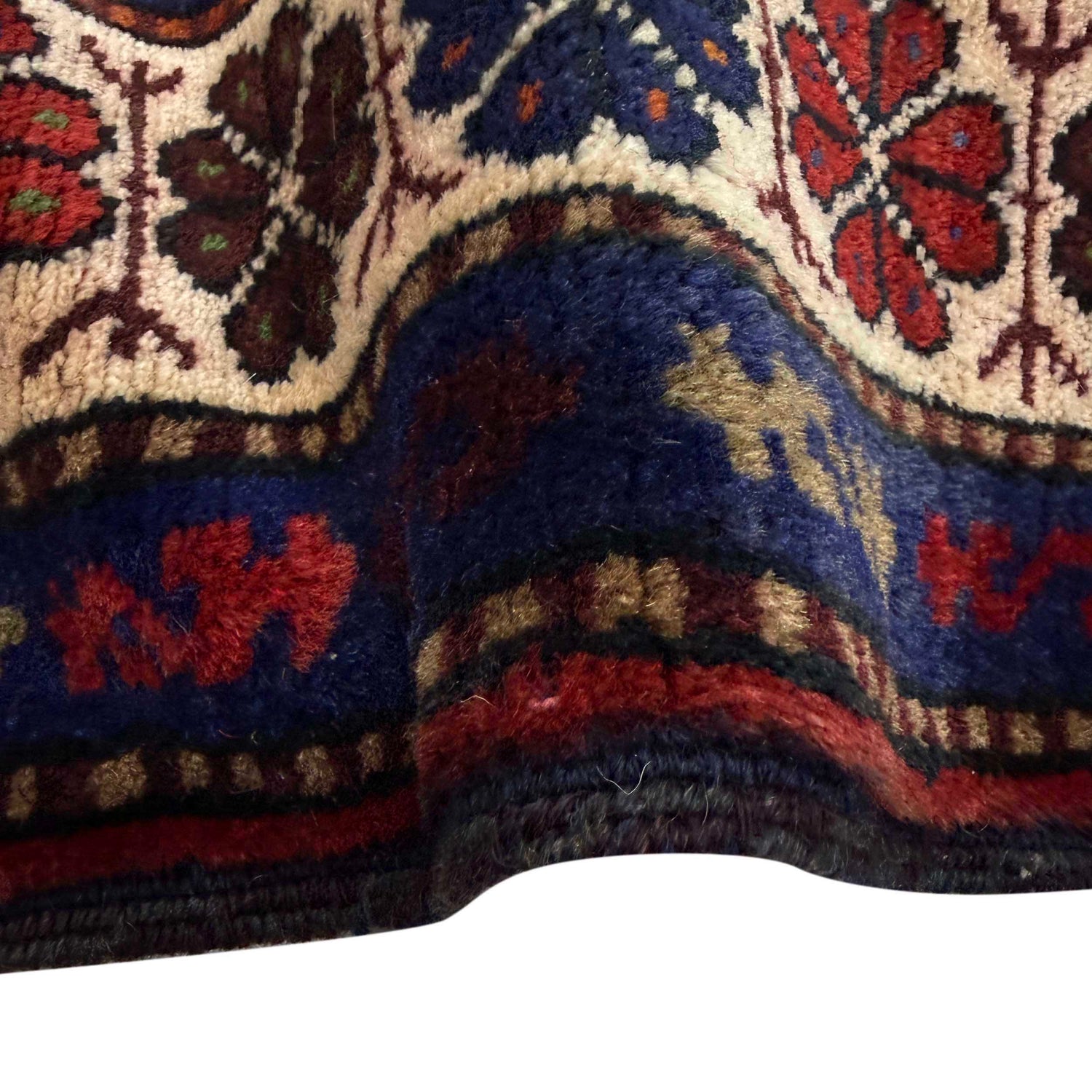Baluchi Rug Handmade Multi Geometric 2x4 ft