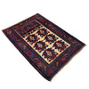 Baluchi Rug Handmade Multi Geometric 3x5 ft