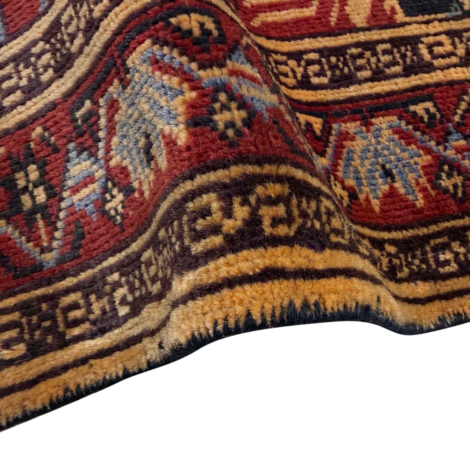 Baluchi Rug Handmade Multi Prayer Design 2x4 ft