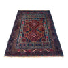 Baluchi Rug Handmade Multi Prayer Design 2x4 ft
