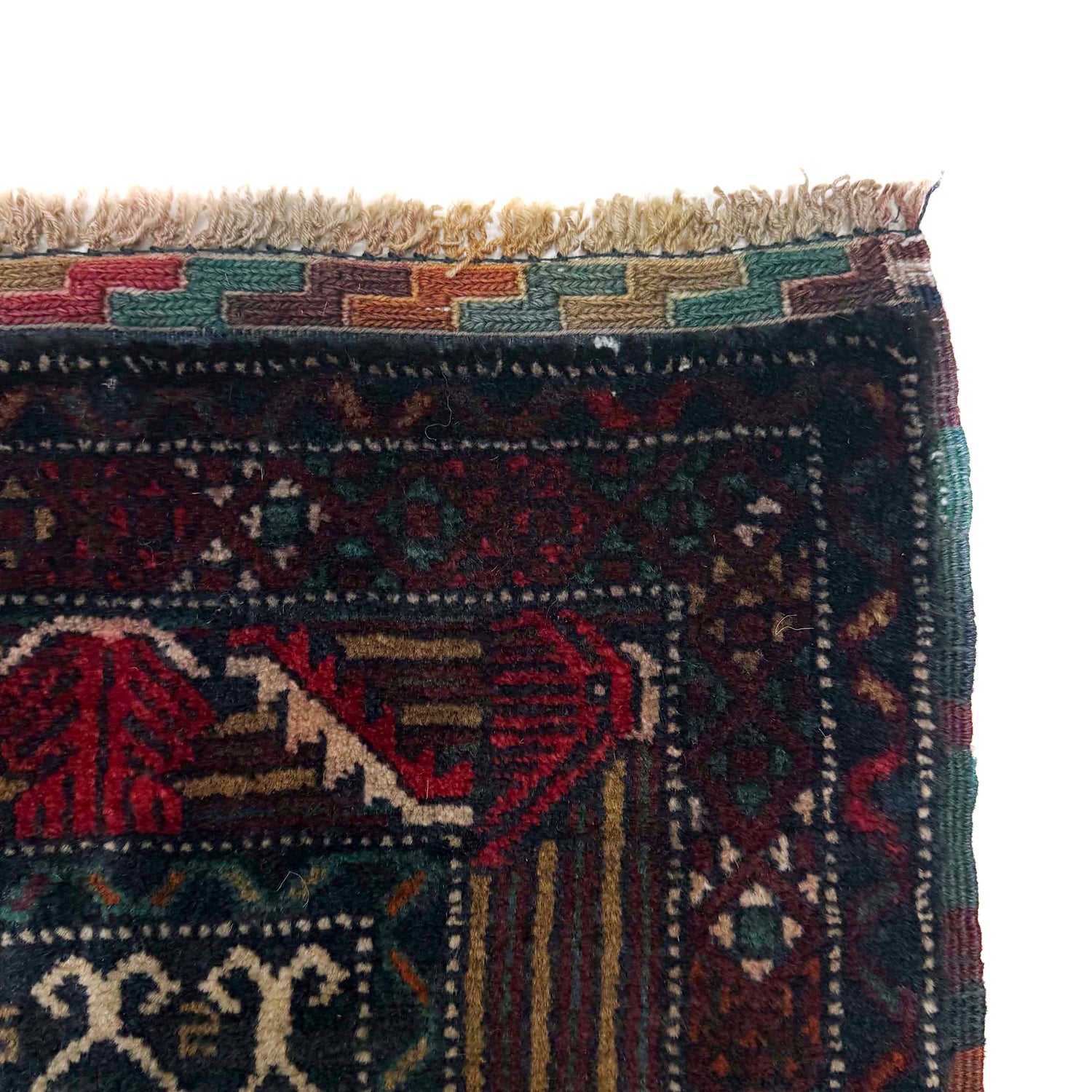 Baluchi Rug Handmade Multi Prayer Design 2x4 ft