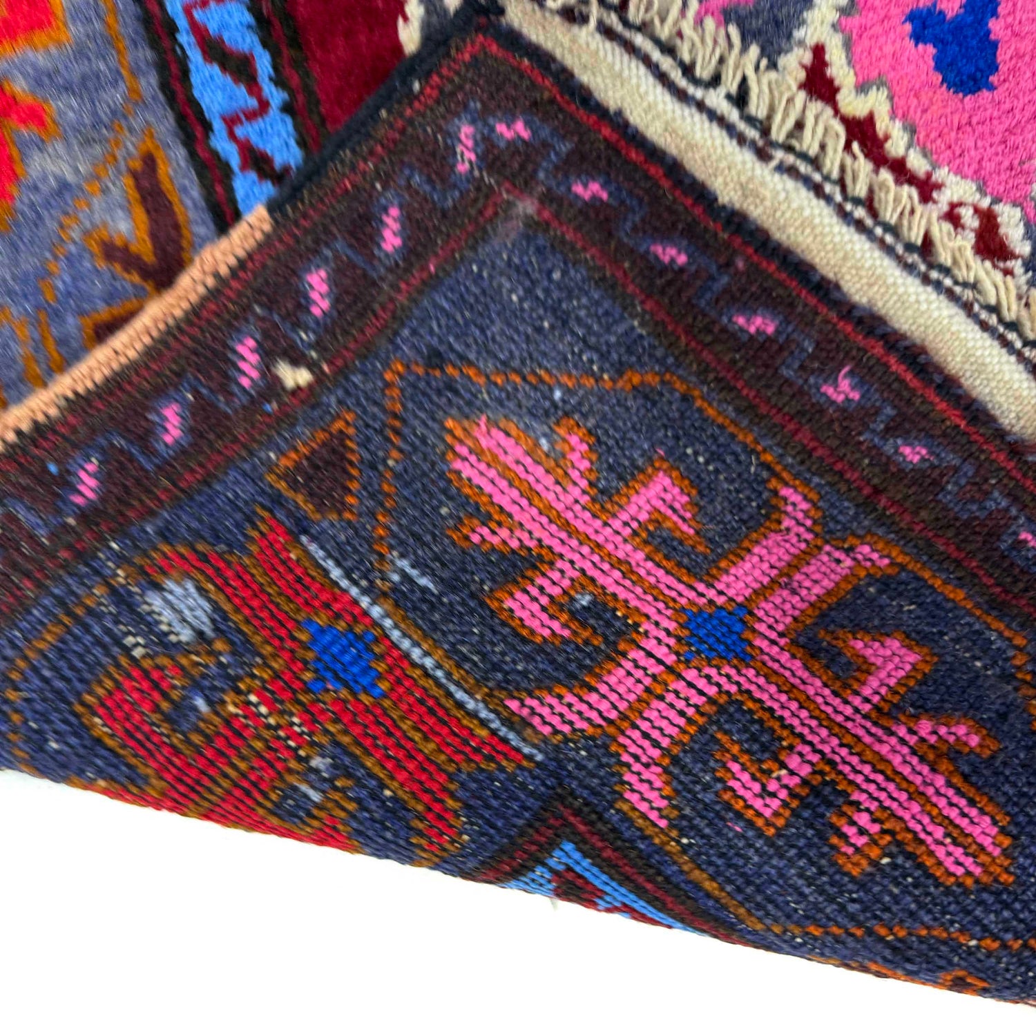 Baluchi Rug Handmade Multi Geometric 3x5 ft