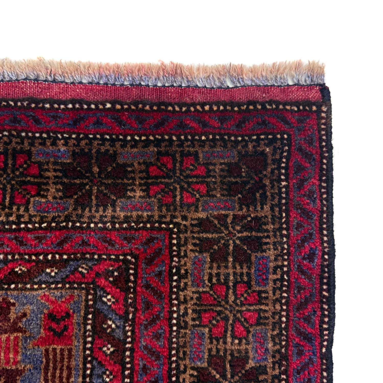 Baluchi Rug Handmade Multi Prayer Design 2x4 ft