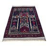 Baluchi Rug Handmade Multi Prayer Design 2x4 ft