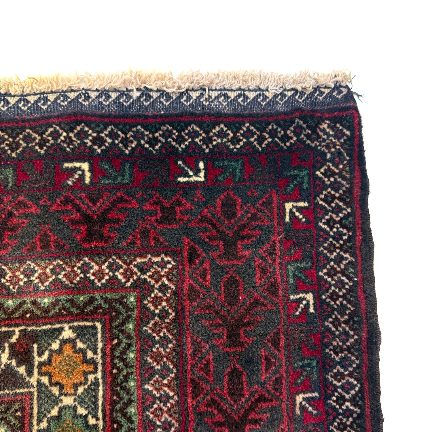 Baluchi Rug Handmade Multi Prayer Design 3x5 ft