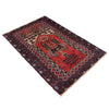 Baluchi Rug Handmade Red Prayer Design 2x4 ft