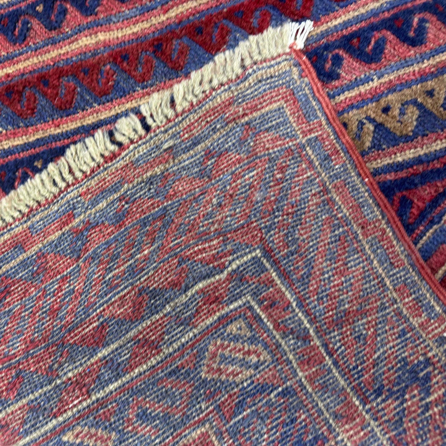 Mashwani Runner Rug Handmade Multi Geometric 5x6 ft