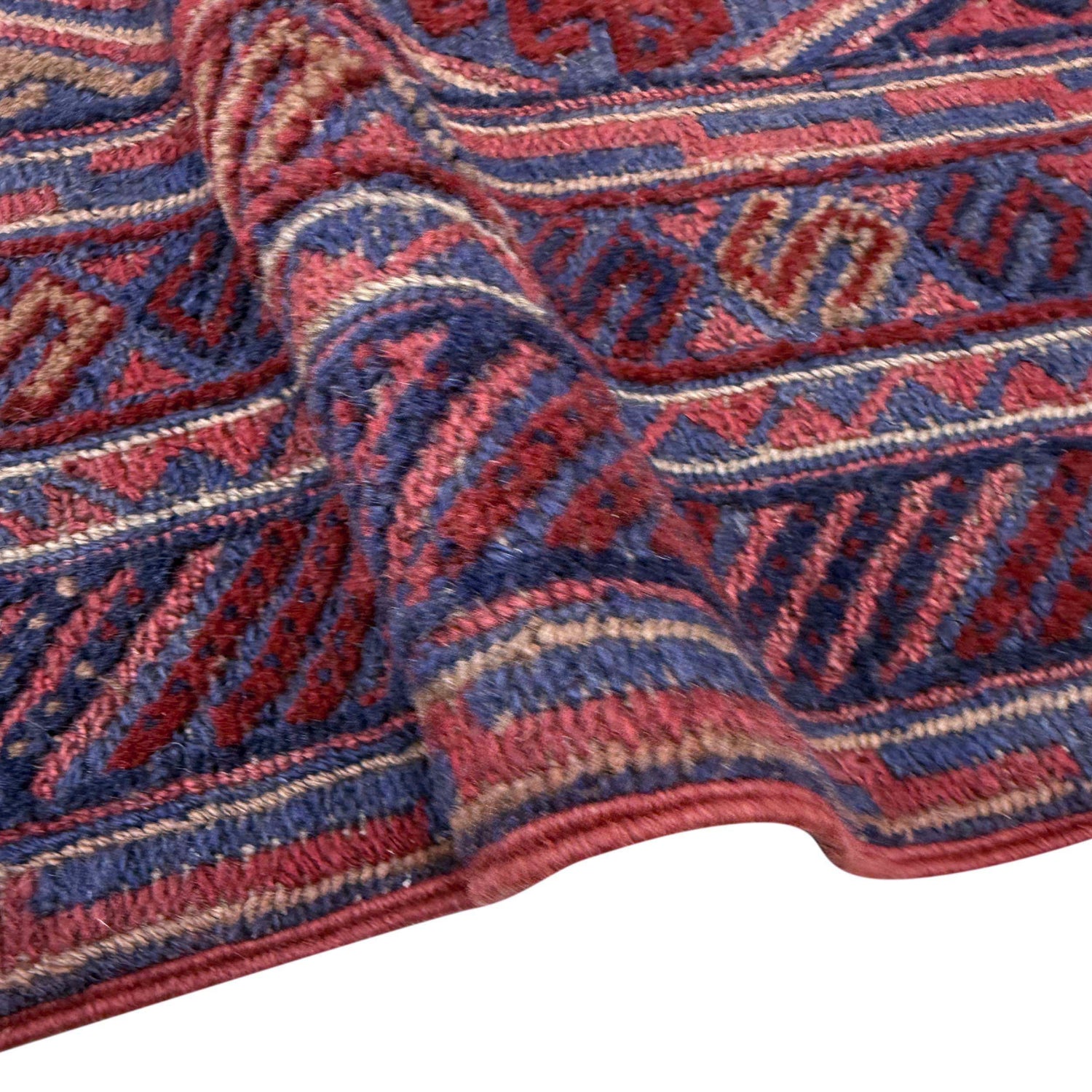 Mashwani Runner Rug Handmade Multi Geometric 5x6 ft