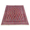 Mashwani Runner Rug Handmade Multi Geometric 4x4 ft