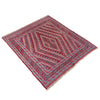 Mashwani Runner Rug Handmade Multi Geometric 4x4 ft