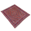 Mashwani Runner Rug Handmade Multi Geometric 4x4 ft