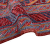 Mashwani Runner Rug Handmade Multi Geometric 4x4 ft