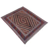 Mashwani Runner Rug Handmade Multi Geometric 4x4 ft