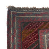 Mashwani Runner Rug Handmade Multi Geometric 4x4 ft
