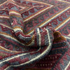 Mashwani Runner Rug Handmade Multi Geometric 4x4 ft