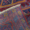 Mashwani Runner Rug Handmade Multi Geometric 4x4 ft
