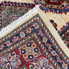 Kazak Rug Handmade Beige Medallion 5x8 ft