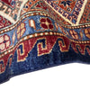 Kazak Rug Handmade Blue Medallion 5x8 ft