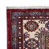Kazak Rug Handmade Red Medallion 5x8 ft