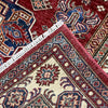 Kazak Rug Handmade Red Medallion 5x8 ft