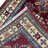 Kazak Rug Handmade Red Medallion 6' Runner